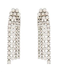 Isabel Marant - Earrings With Crystals - Lyst