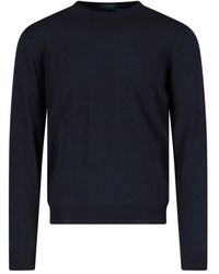 Zanone - Crewneck Long-Sleeved Jumper - Lyst