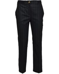Versace - Pinstriped Mid-waisted Trousers - Lyst