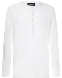 Tom Ford - T-shirts And Polos White - Lyst