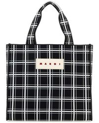 Marni - Embroidered Jacquard Shopping Bag - Lyst