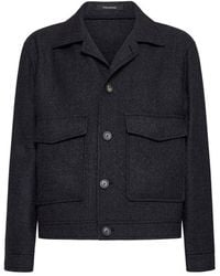 Tagliatore - Long-Sleeved Button-Up Coat - Lyst