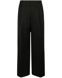 Lanvin - Wide Straight Trousers - Lyst