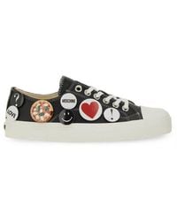 Moschino - Pins Embellished Sneakers - Lyst