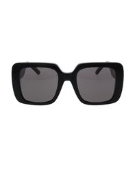 Dior Wil 55mm Square Sunglasses - Black