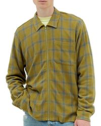 Stussy Frank Plaid Zip Shirt in Natural for Men | Lyst Stussy Frank Plaid Zip Shirt in Natural for Men | Lyst