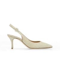 The Seller - Embellished Slingback Pumps - Lyst