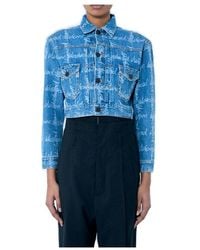 Vivienne Westwood - Marlene Cropped Denim Jacket - Lyst