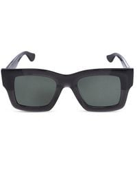 Jacquemus Baci Square Frame Sunglasses - Black