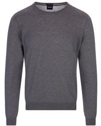 BOSS - Slim Fit Sweater In Virgin Wool - Lyst