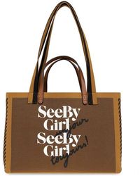 See By Chloé - 'see By Girl Un Jour' Shopper Bag, - Lyst