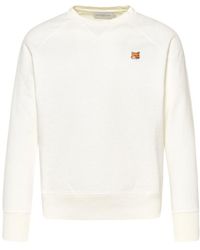 Maison Kitsuné - Fox Head Patch Sweatshirt - Lyst
