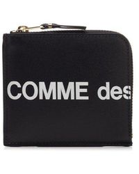 Comme des Garçons - Logo Printed Zipped Wallet - Lyst