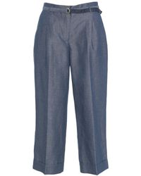 Liu Jo - Cropped Trousers - Lyst