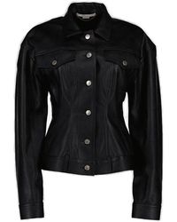 Stella McCartney - Fitted Long Sleeved Button-up Jacket - Lyst