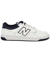 New Balance - 480 Logo Patch Panelled Sneakers - Lyst