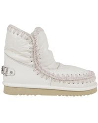 Mou - Eskimo 18 Rhinestones Logo Boots - Lyst