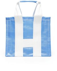Comme des Garçons Large Tote Bag - Blue