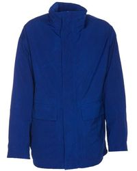 Burberry - Ekd Pattern High-neck Jacket - Lyst