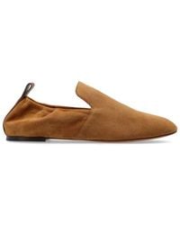 Lanvin - Round-Toe Slip-On Ballet Flats - Lyst