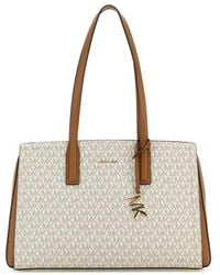 Michael Kors - Laila Medium Signature Logo Tote Bag - Lyst