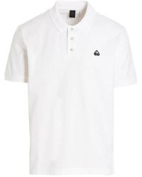 Moose Knuckles - Pique Logo Embroidered Polo Shirt - Lyst