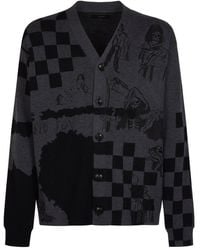 Amiri - X Wes Lang Sketch Buttoned Cardigan - Lyst