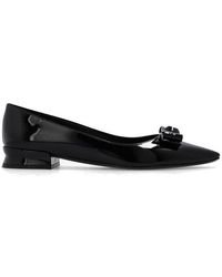 Ferragamo Ballet flats and ballerina shoes for Women | Online Sale up to  60% off | Lyst