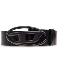 DIESEL - Belt Oval D Logo B - Lyst
