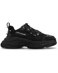 Balenciaga - Triple S Piercing Lace-up Sneakers - Lyst