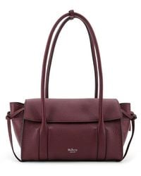 Mulberry - Leathershoulder Bag With Logo - Lyst
