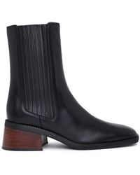 Tod's - Square-toe Heeled Boots - Lyst