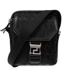 Versace - Shoulder Bag With Logo, - Lyst