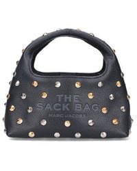 Marc Jacobs - The Glam Stud Embellished Mini Sack Bag - Lyst