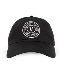 Versace - Logo-printed Curved Peak Baseball Cap - Lyst