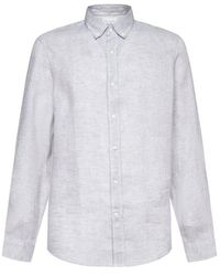 Brunello Cucinelli Button-down Long-sleeved Shirt - Gray
