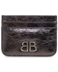 Balenciaga - Leather Card Case, - Lyst