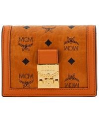 MCM - Tracy Monogram Mini Wallet - Lyst