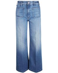 Mother - The Hustler Roller Patch Pocket Sneak Jeans - Lyst
