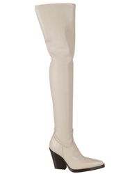 Paris Texas - Vegas Pointed-toe Above-knee Boots - Lyst