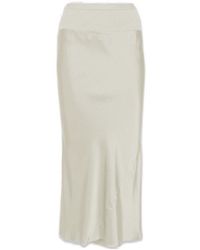 Rick Owens - Split Elasticated Waistband Maxi Skirt - Lyst