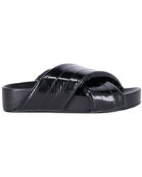 Jil Sander - Cross-Over Open-Toe Sandals - Lyst