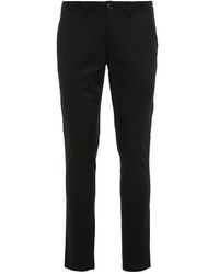 Michael Kors Slim Fit Chino Trousers - Black