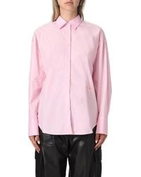 MSGM - Cotton Shirt - Lyst