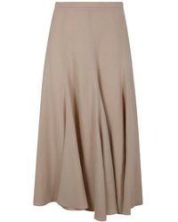 Fabiana Filippi - Flared Cut Midi Skirt - Lyst