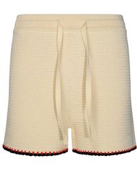 Jil Sander - Cream Cotton Shorts - Lyst