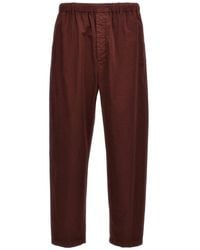 Lemaire - Elasticated Waistband Cropped Leg Pants - Lyst