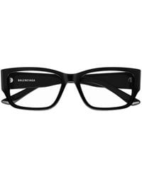 Balenciaga - Rectangle Frame Glasses - Lyst