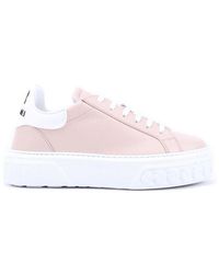 Casadei - Round-toe Lace-up Sneakers - Lyst