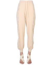 Boutique Moschino Drawstring Jogging Trousers - Natural
